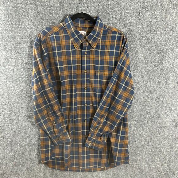 Brooks Brothers Non-Iron "Madison" Mens Button Shirt "The Original Polo" Large - Picture 1 of 16